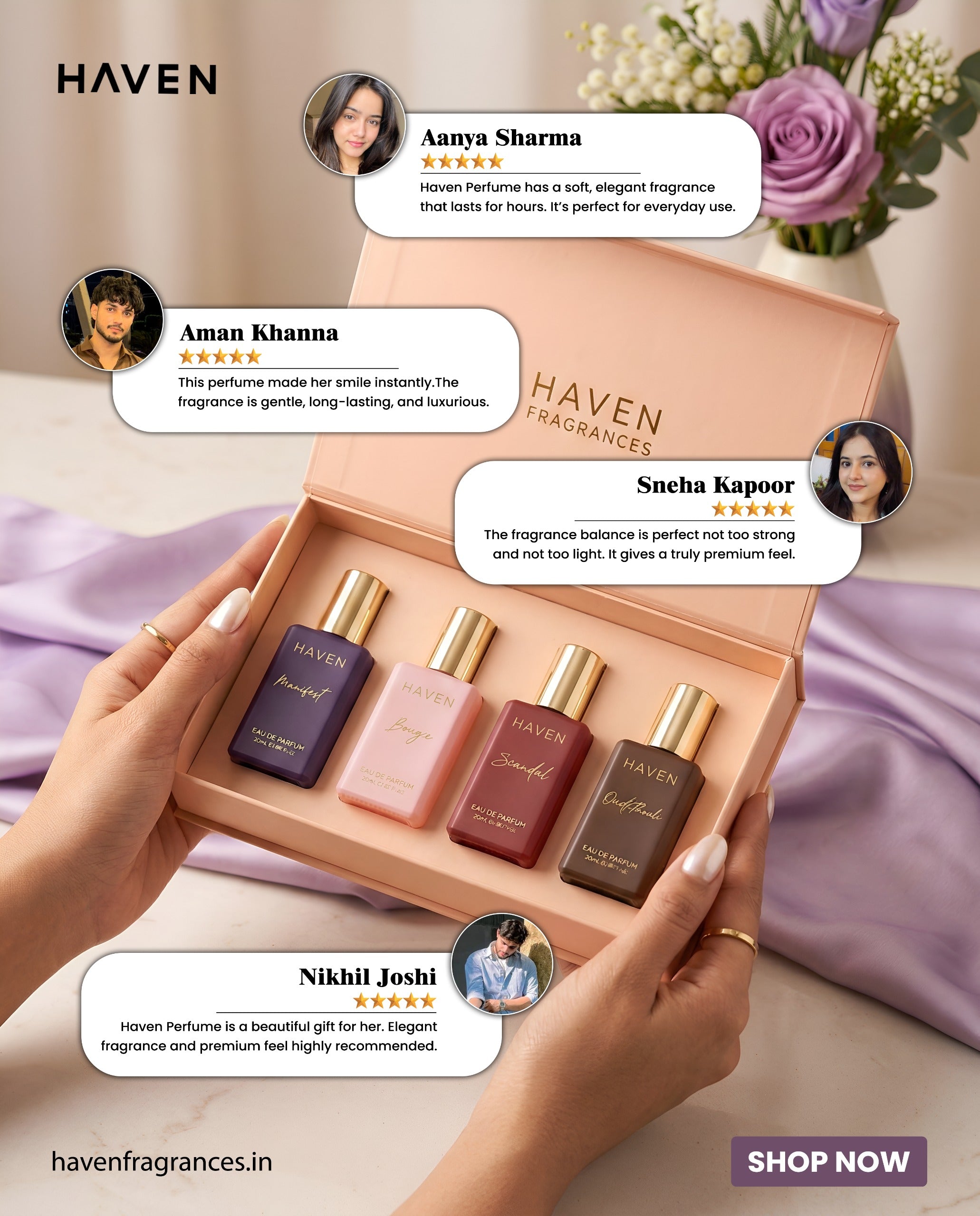 Luxury Perfume Discovery Set (For Women)